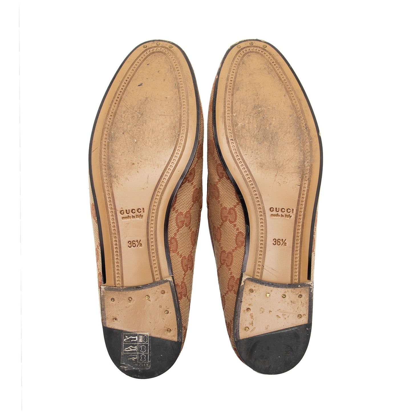 Gucci GG Canvas Horsebit Jordaan Loafers