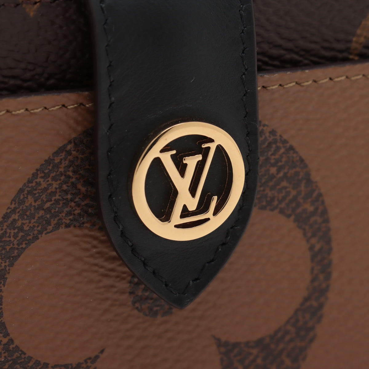 Louis Vuitton Monogram Giant Reversee Portfolio Juliet M69432 Brown Compact Wallet