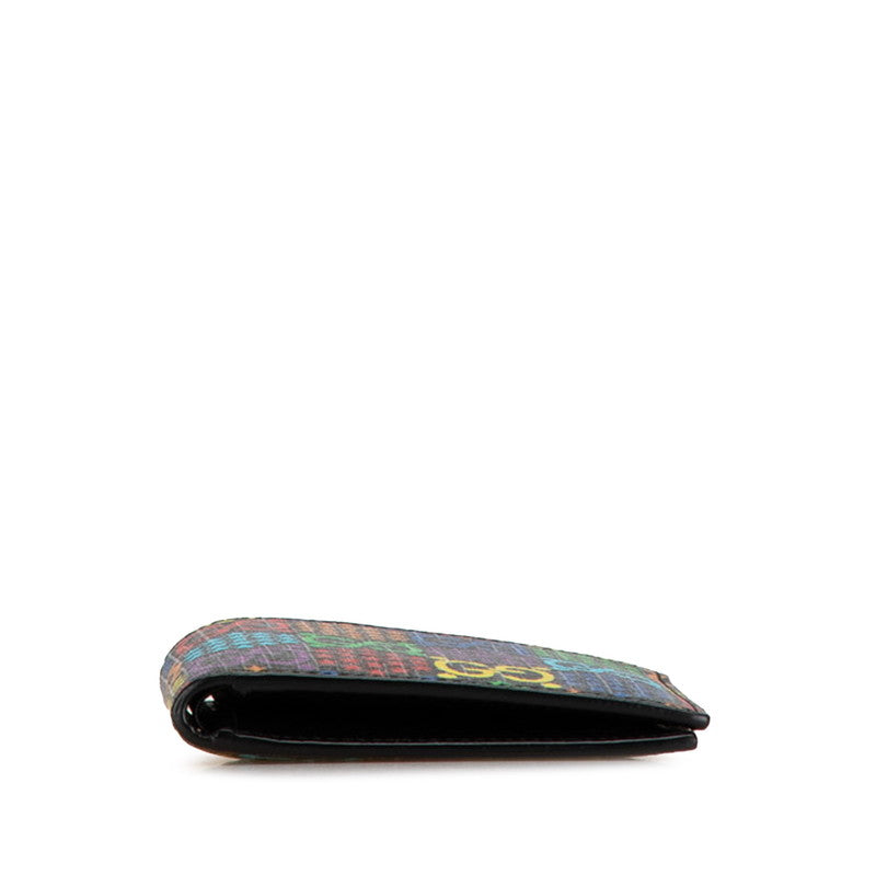 Luxury Gucci Trending 2025 GG Psychedelic Bifold Wallet Black Multicolor