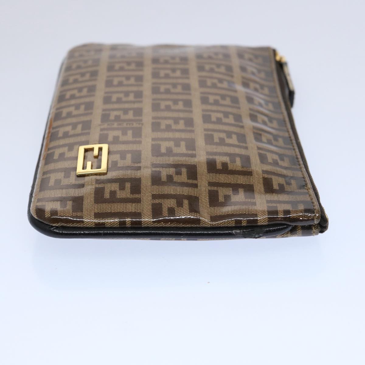 Luxury FendiZucchino Canvas Pouch Brownbs10758