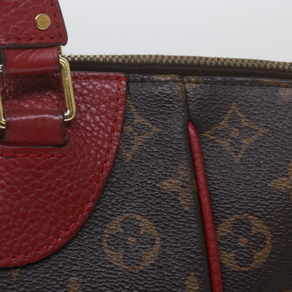 LOUIS VUITTON Monogram Estrella MM Tote Bag 2way Red M51193 LV bs10790