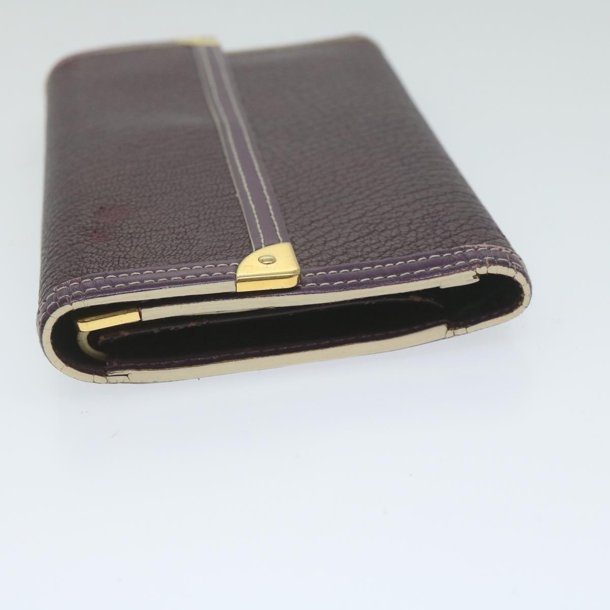LOUIS VUITTON Suhari Porte Tresor International Purple M91838 LV bs10901