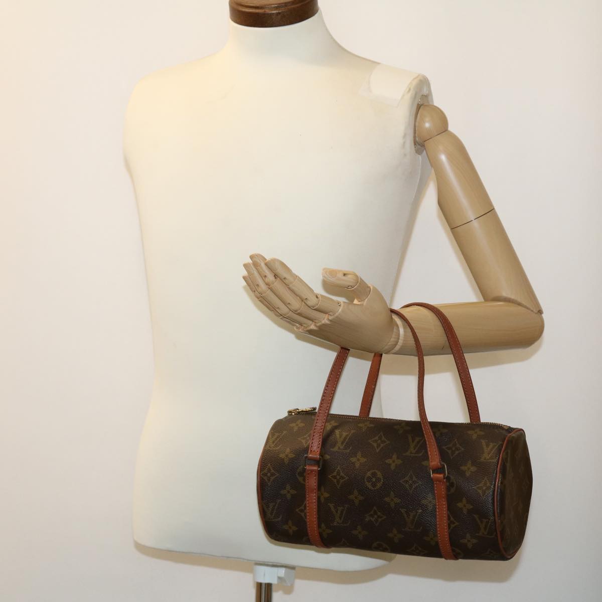 LOUIS VUITTON Monogram Papillon 26 old model Hand Bag M51366 LV bs1116