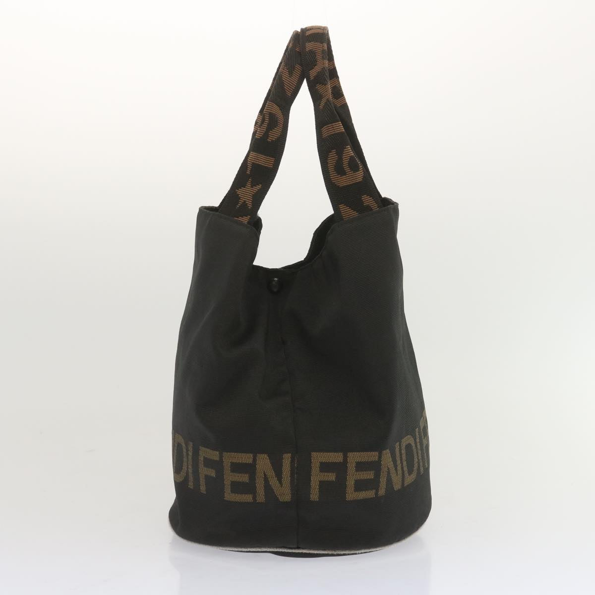 Luxury FendiHand Bag Canvas Black 2321 26526 098bs11262