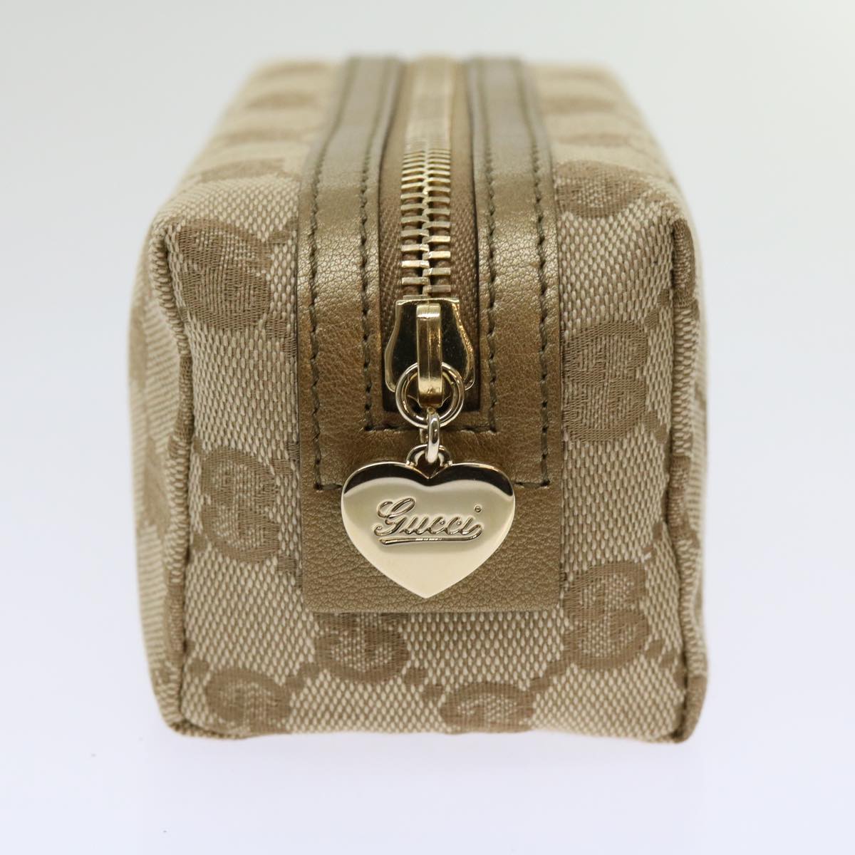 GUCCI GG Canvas Pouch Beige 153228 bs11419