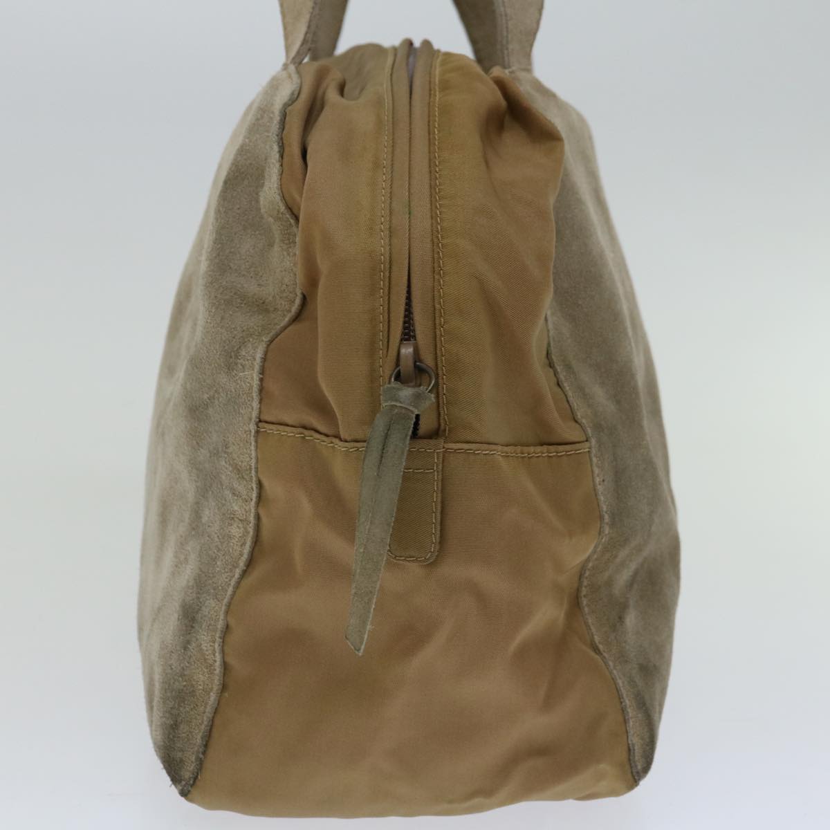 Luxury PradaHand Bag Suede Beige bs12252