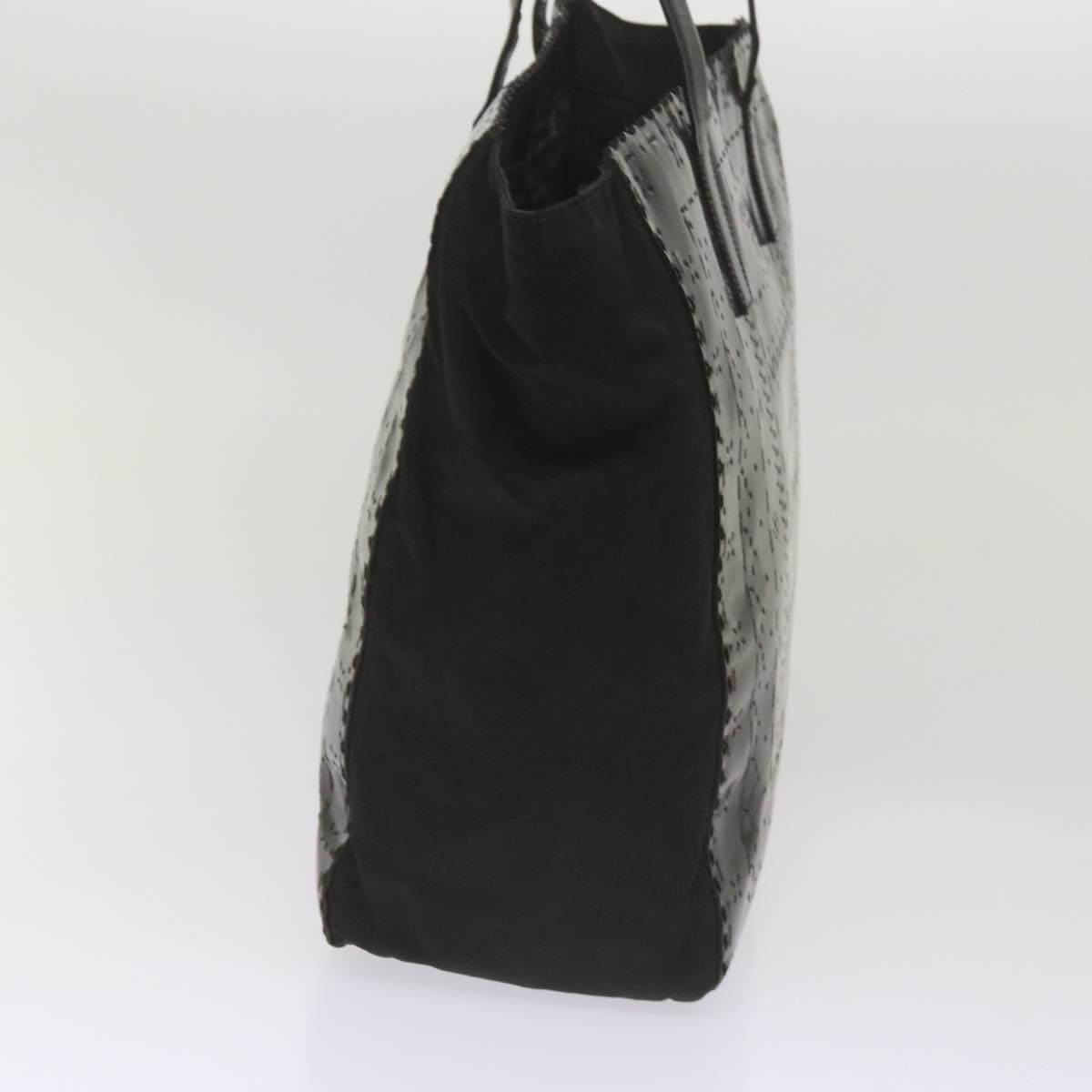Luxury PradaHand Bag Nylon Leather Black bs12637