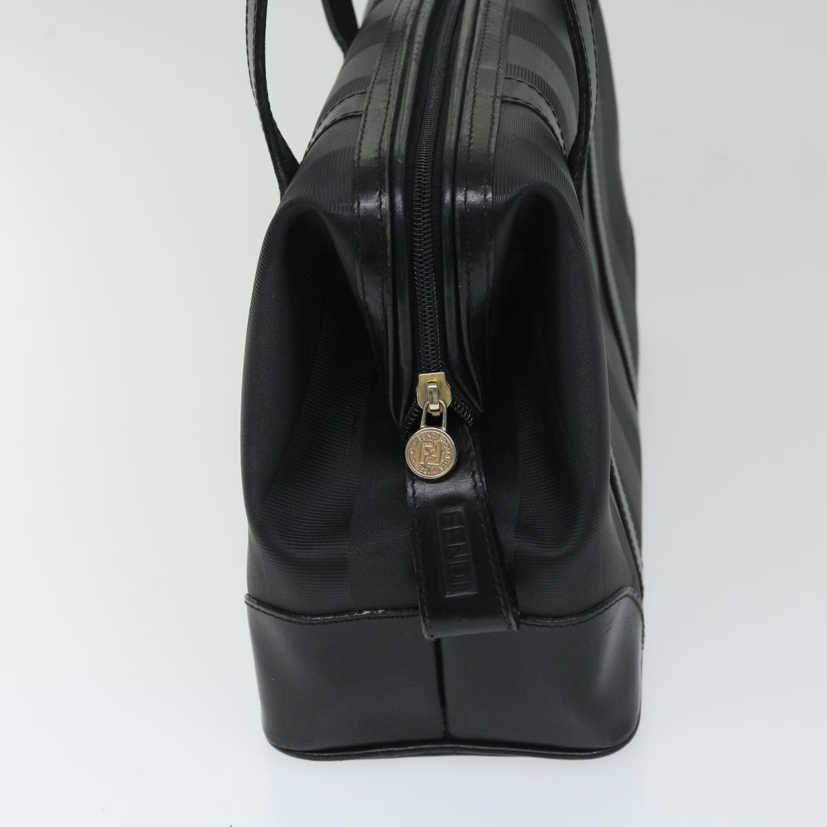 Luxury FendiPecan Canvas Hand Bag Blackbs12934