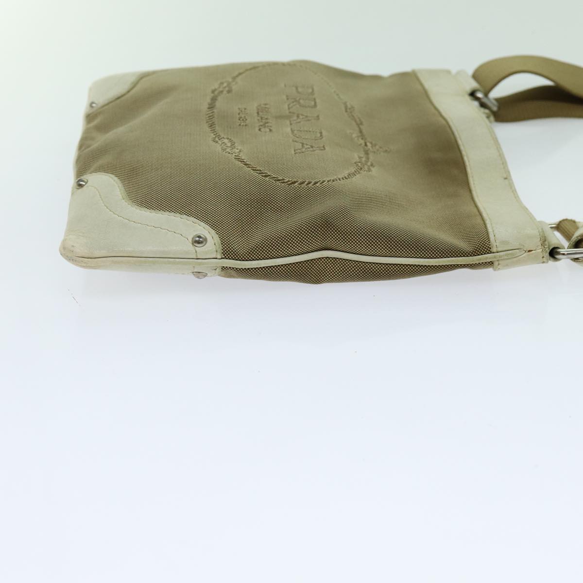 Luxury PradaShoulder Bag Canvas Beige bs13418