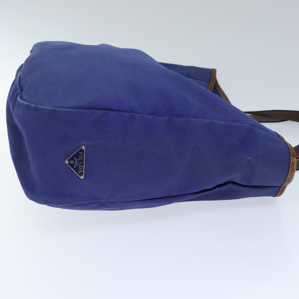 Luxury PradaTote Bag Canvas Blue bs13700