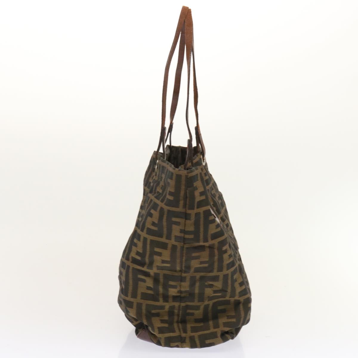 Luxury Fendi Zucca Canvas Tote Bag Brownbs13766