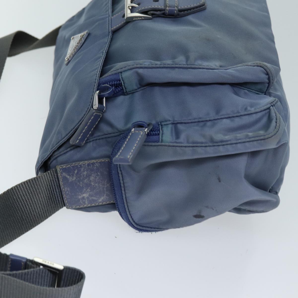 Luxury PradaShoulder Bag Nylon Blue bs13953