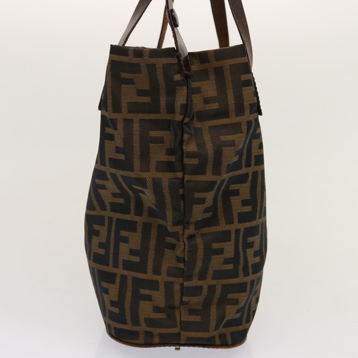 Luxury Fendi Zucca Canvas Hand Bag Brownbs13987