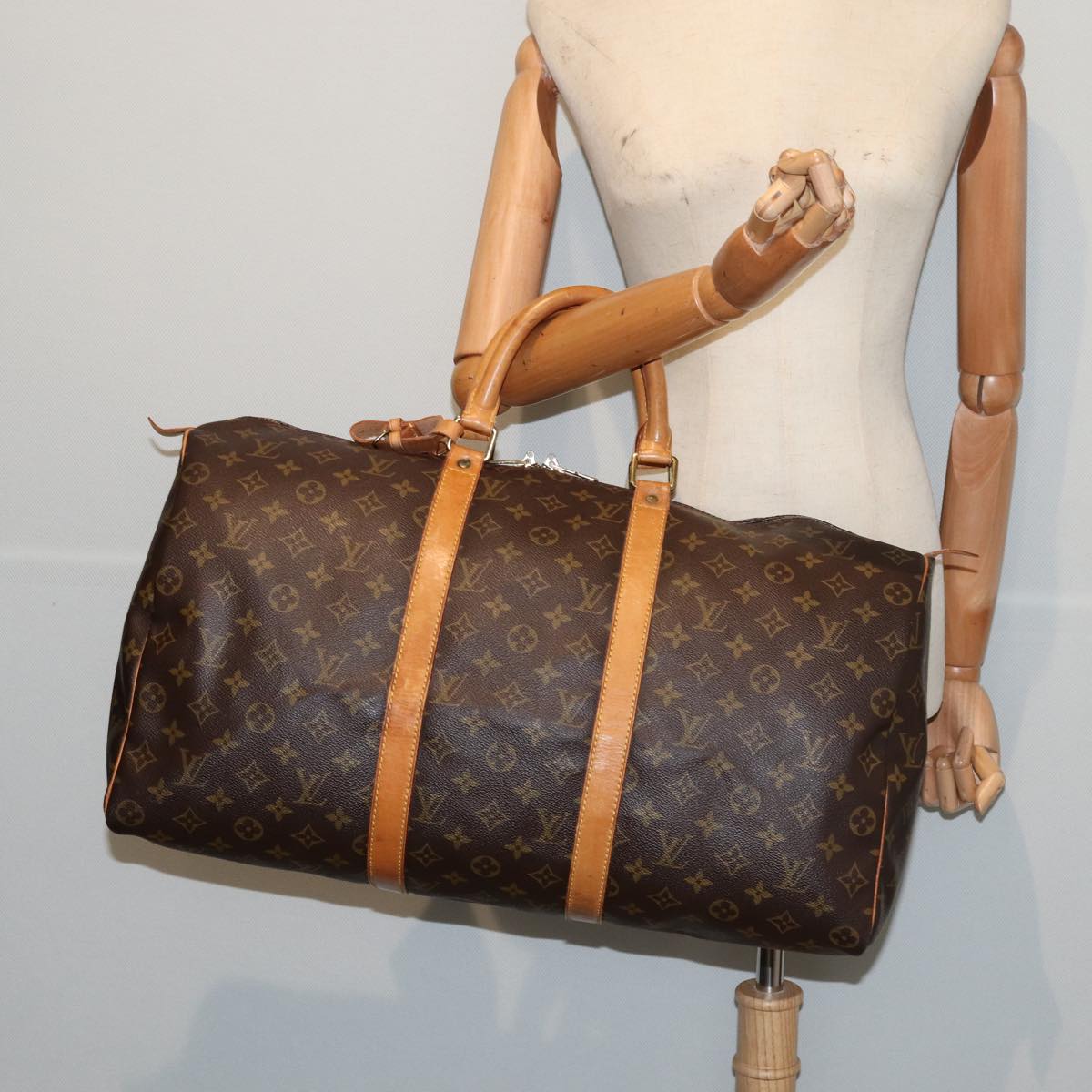 LOUIS VUITTON Monogram Keepall 50 Boston Bag M41426 LV bs14124