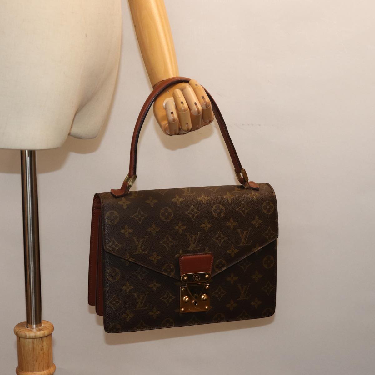 LOUIS VUITTON Monogram Concorde Hand Bag M51190 LV bs14354