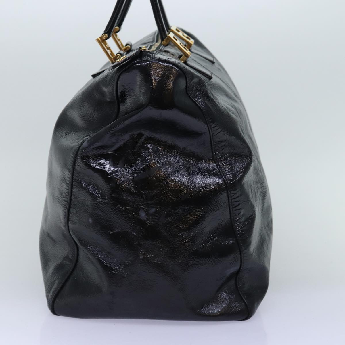 Luxury Fendi Hand Bag Enamel Blackbs14420