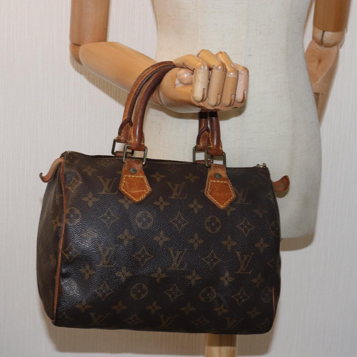 LOUIS VUITTON Monogram Speedy 25 Hand Bag M41528 LV bs14663