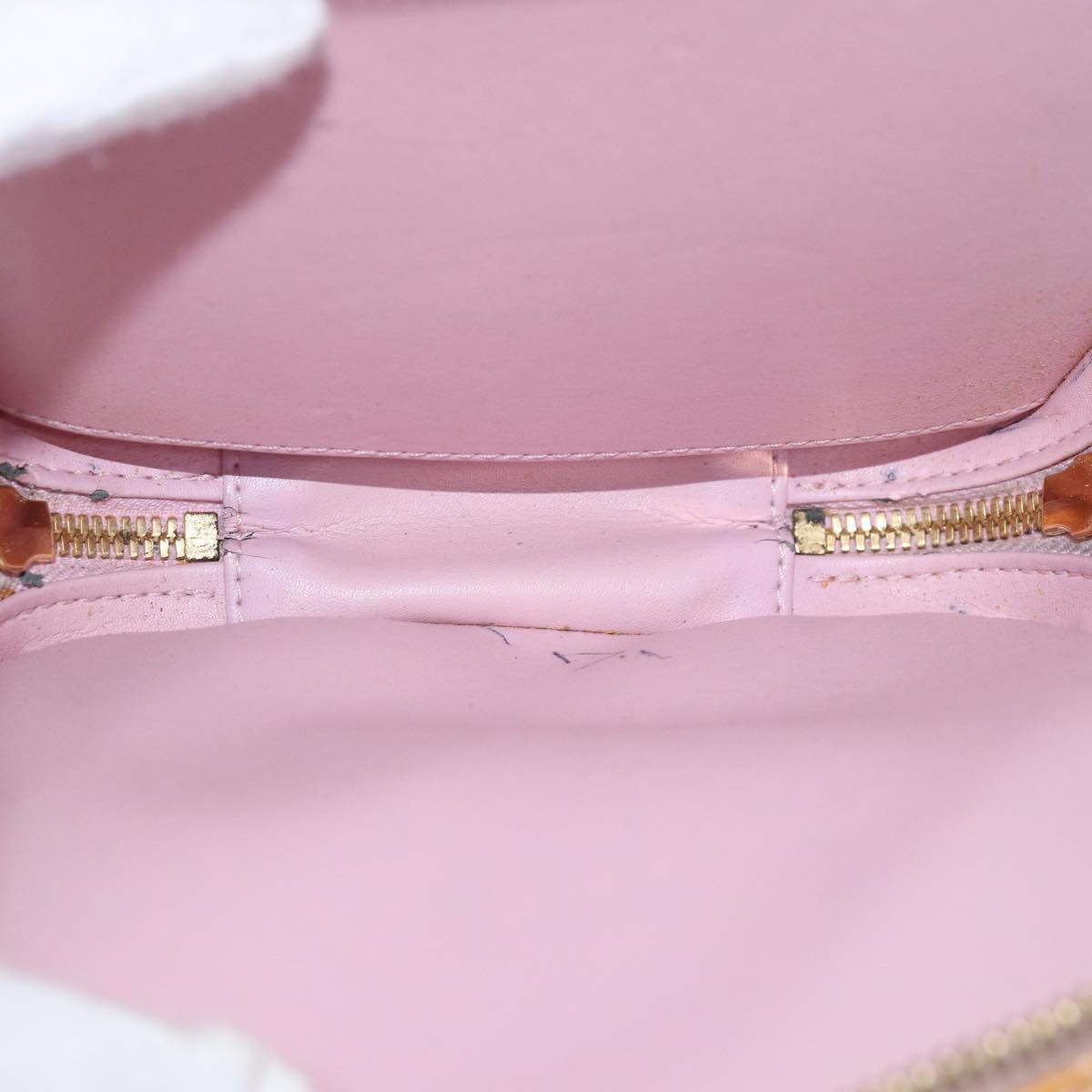 LOUIS VUITTON Monogram Vernis Wooster Bag Marshmallow Pink M91037 bs14704
