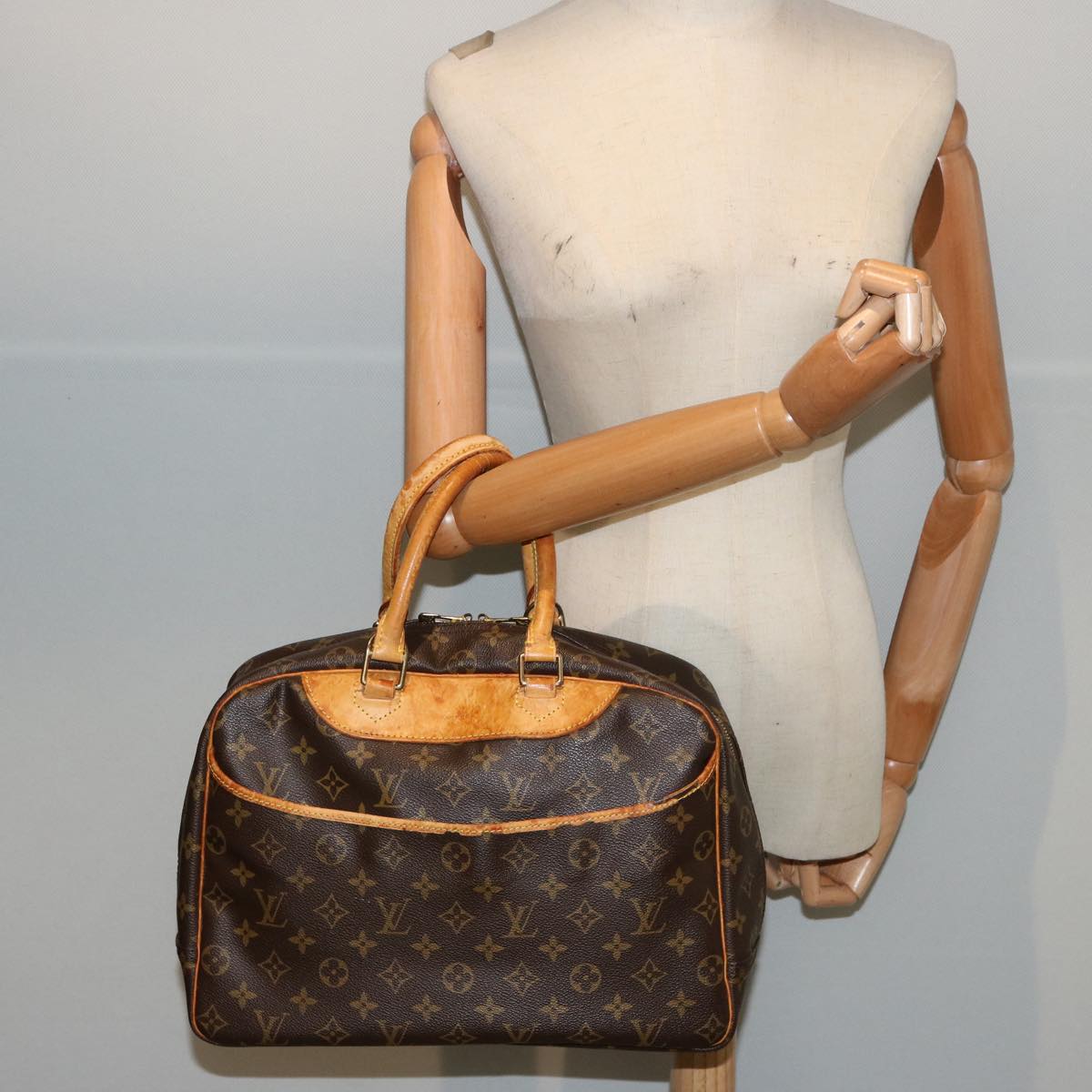 LOUIS VUITTON Monogram Deauville Hand Bag M47270 LV bs14744