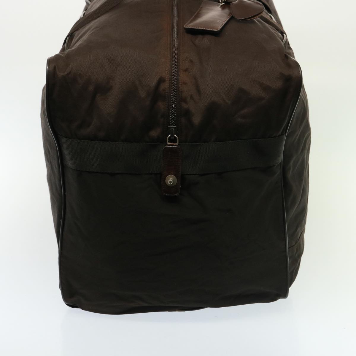 Luxury PradaBoston Bag Nylon Brown bs14920
