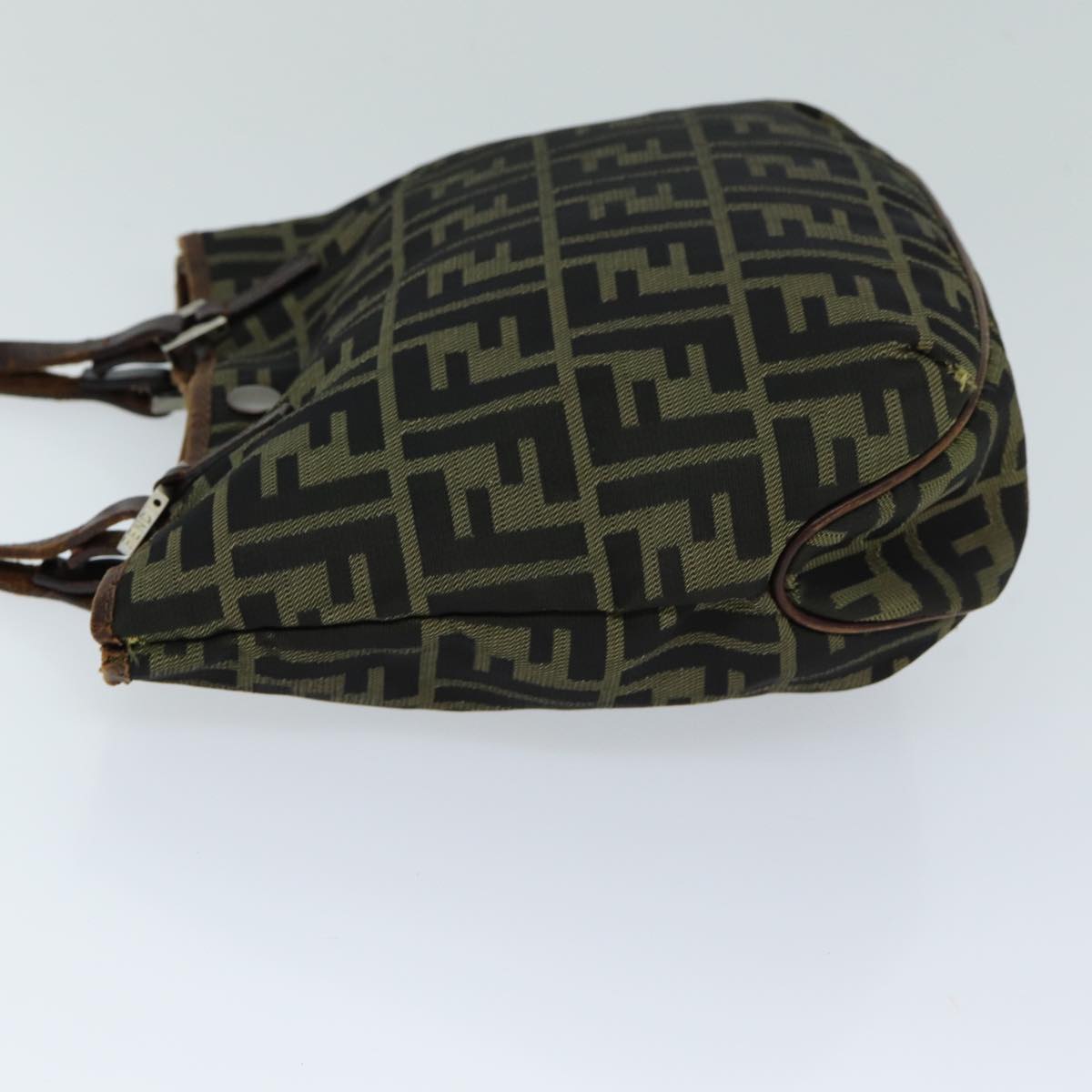 Luxury Fendi Zucca Canvas Hand Bag Black Brownbs14970