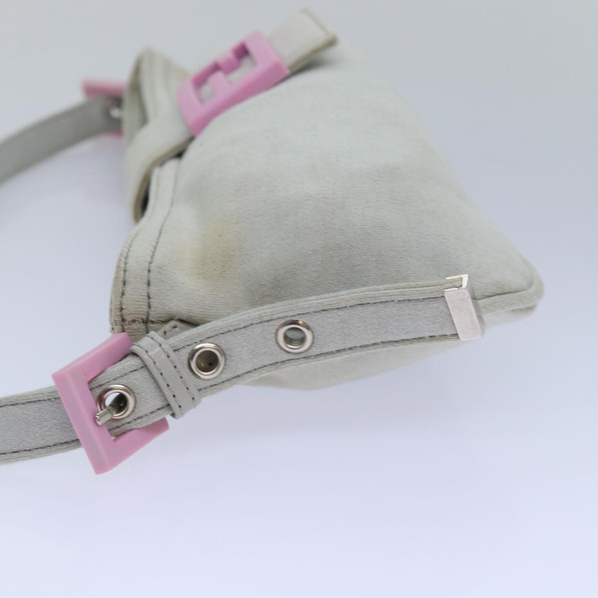 Luxury Fendi Shoulder Bag Nylon Graybs15669