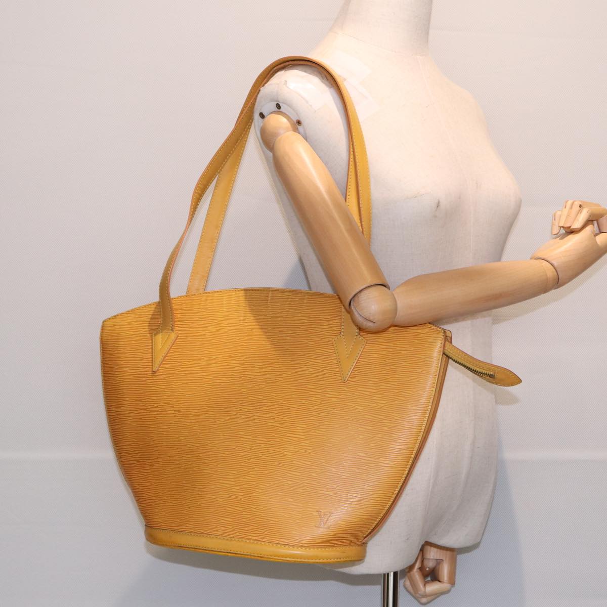 LOUIS VUITTON Epi Saint Jacques Shopping Shoulder Bag Yellow M52269 bs16109