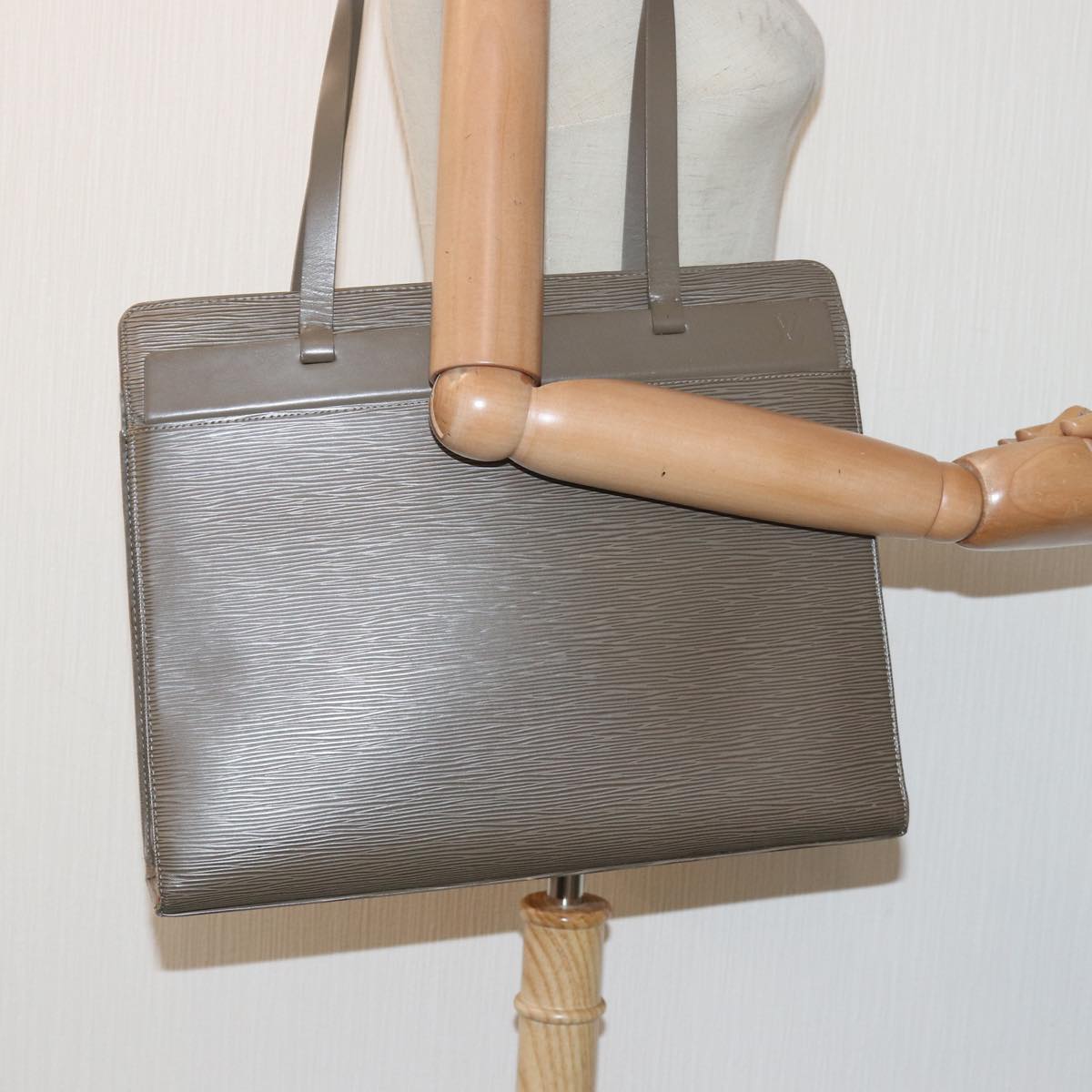 LOUIS VUITTON Epi Croisette GM Tote Bag Gray Pepper M5250C LV bs16205