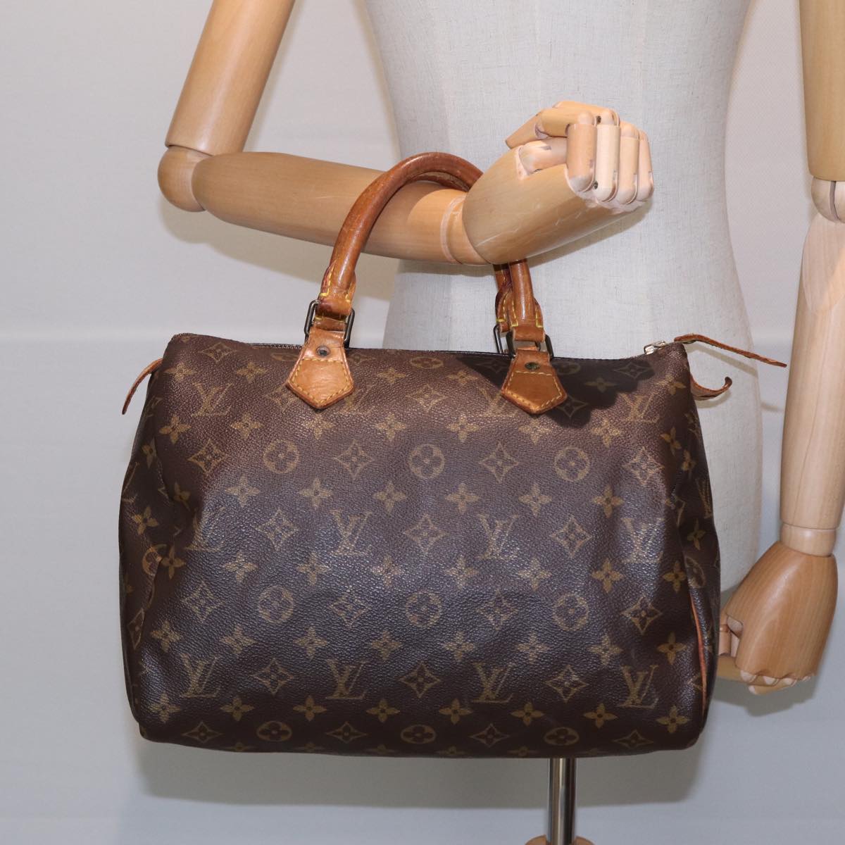 LOUIS VUITTON Monogram Speedy 30 Hand Bag M41526 LV bs16304