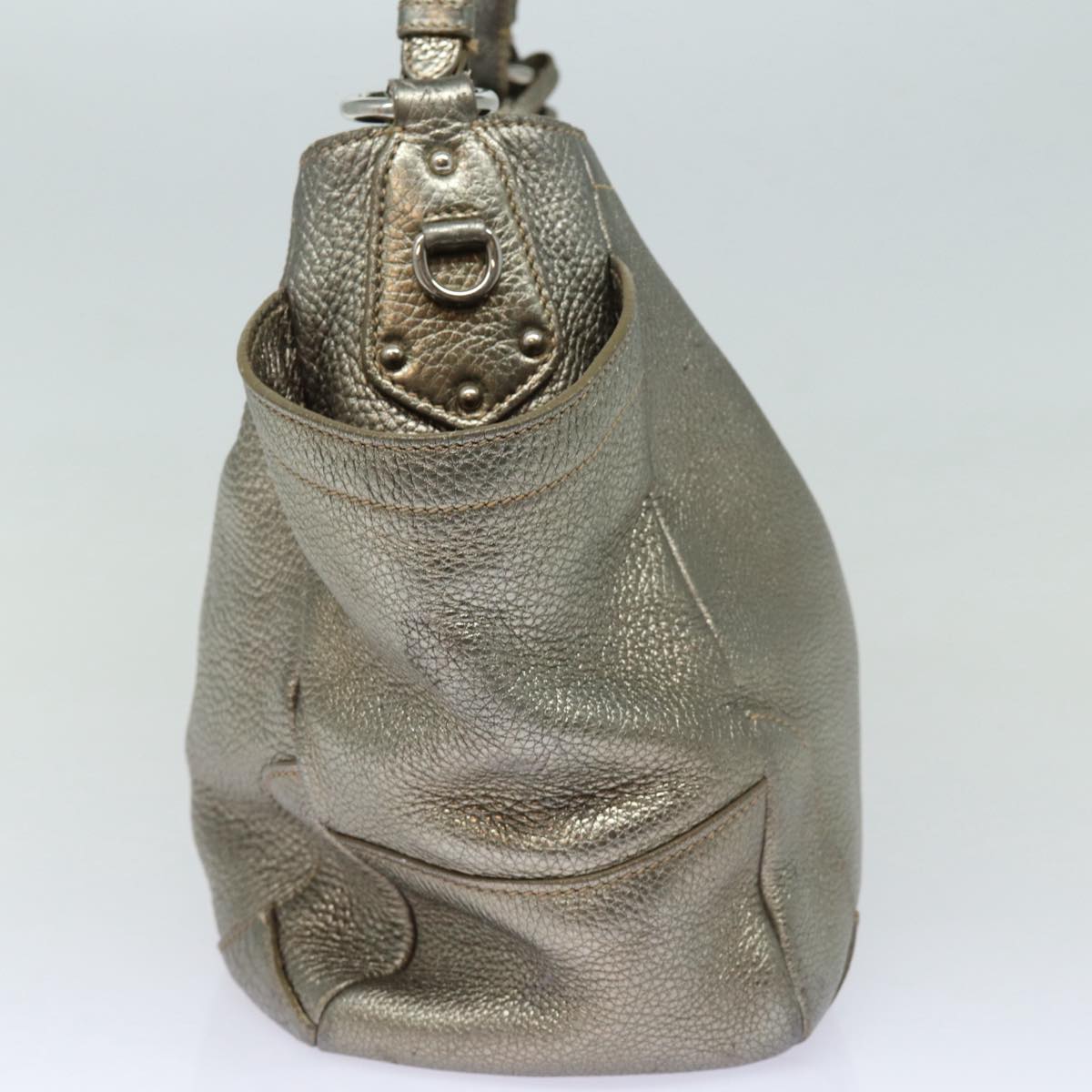Luxury Prada Shoulder Bag Leather Gold Tone bs16331