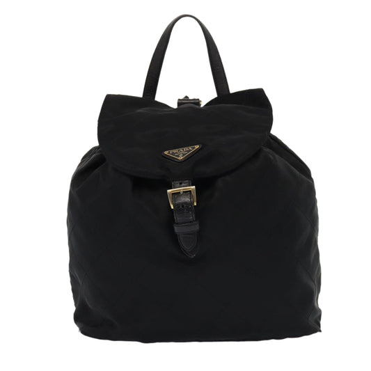 Luxury Prada Quilted Backpack Nylon Black bs16383