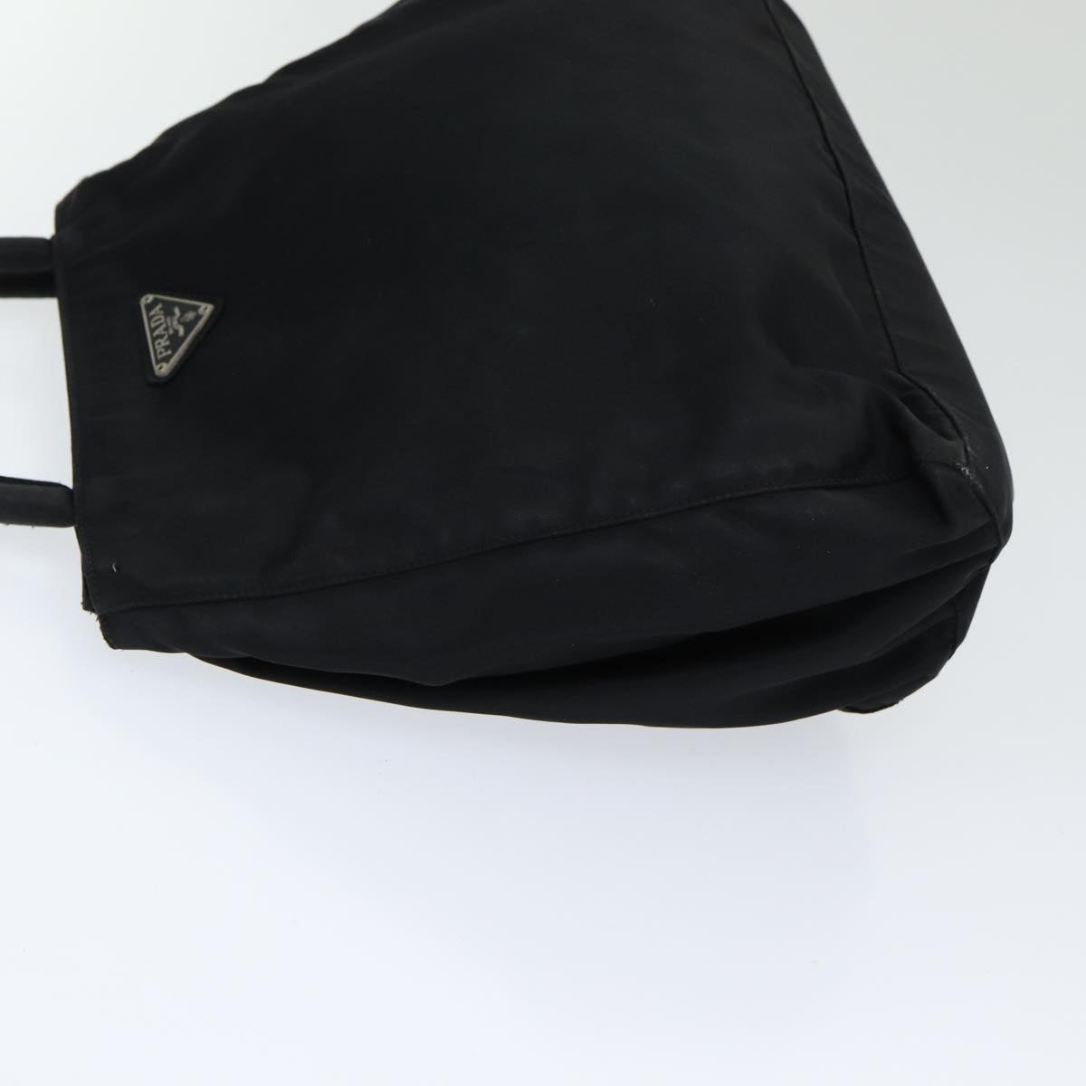 Luxury Prada Hand Bag Nylon Black Silver bs16538