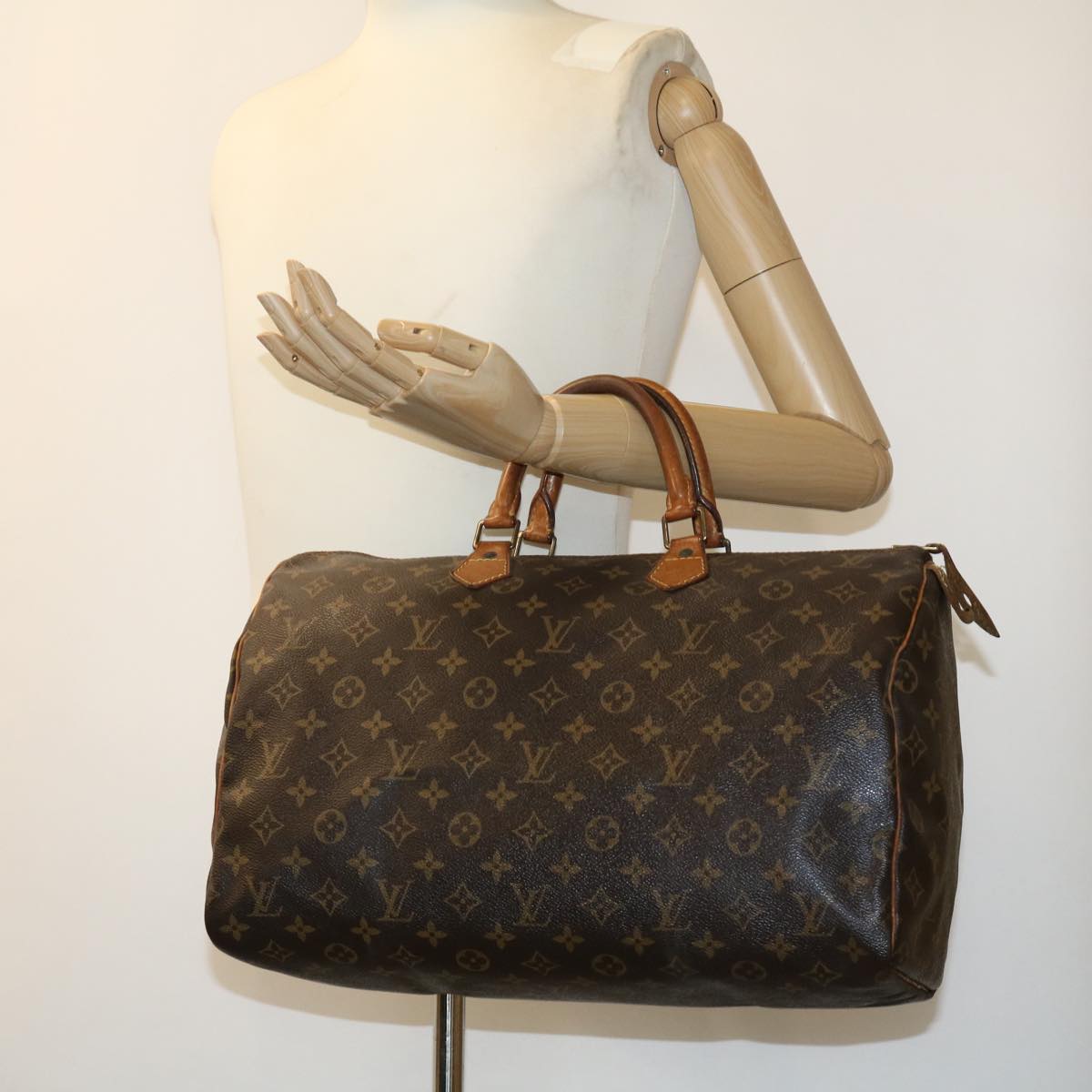 LOUIS VUITTON Monogram Speedy 40 Hand Bag M41522 LV bs1655