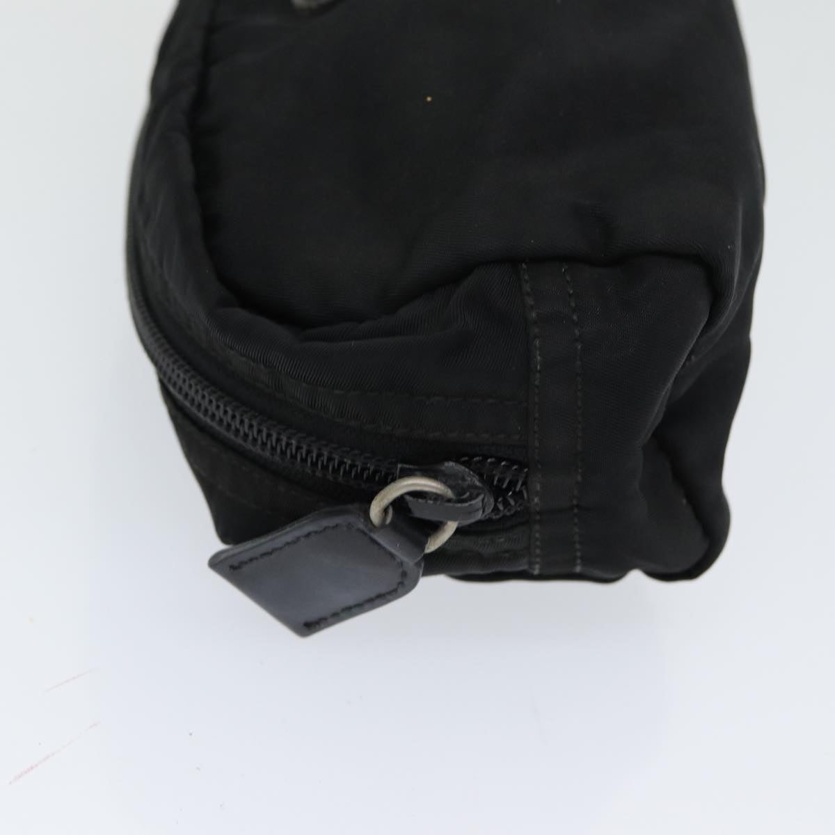 Luxury Prada Pouch Nylon Black Silver bs16638