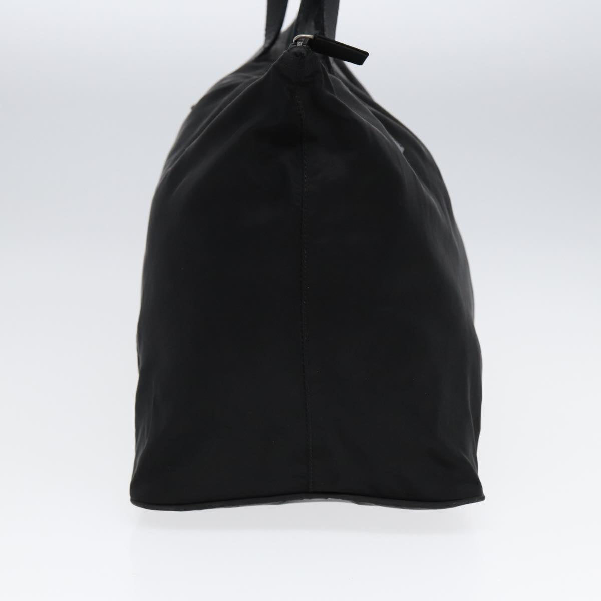 Luxury Prada Hand Bag Nylon Leather Black Silver bs16988