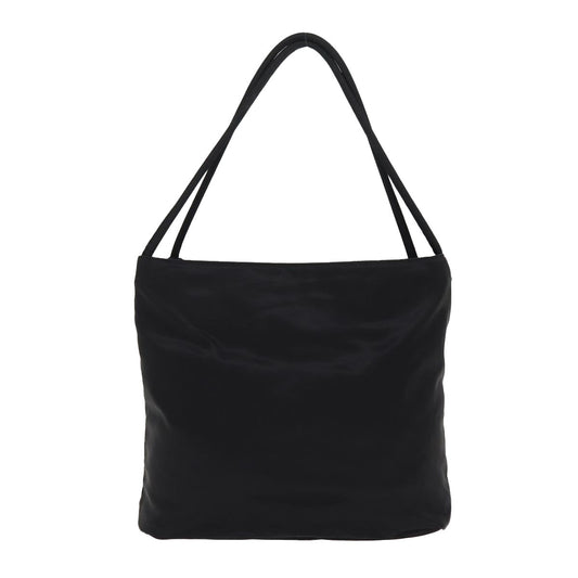 Luxury Prada Tote Bag Nylon Black Silver bs17242