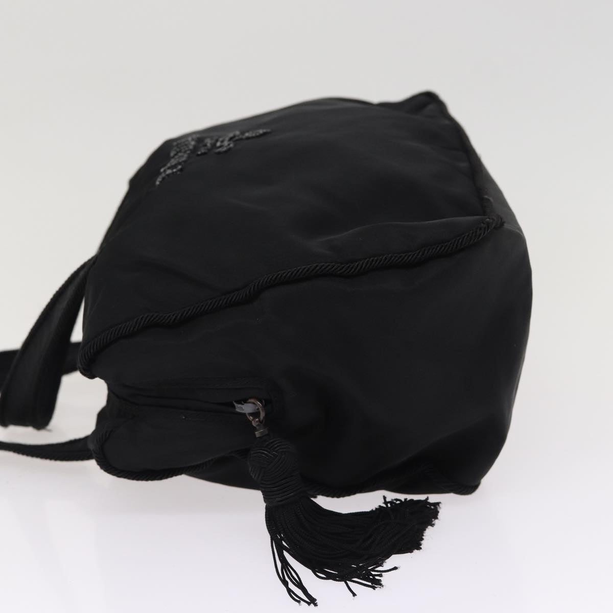 Luxury Prada Hand Bag Nylon Black Silver bs17243