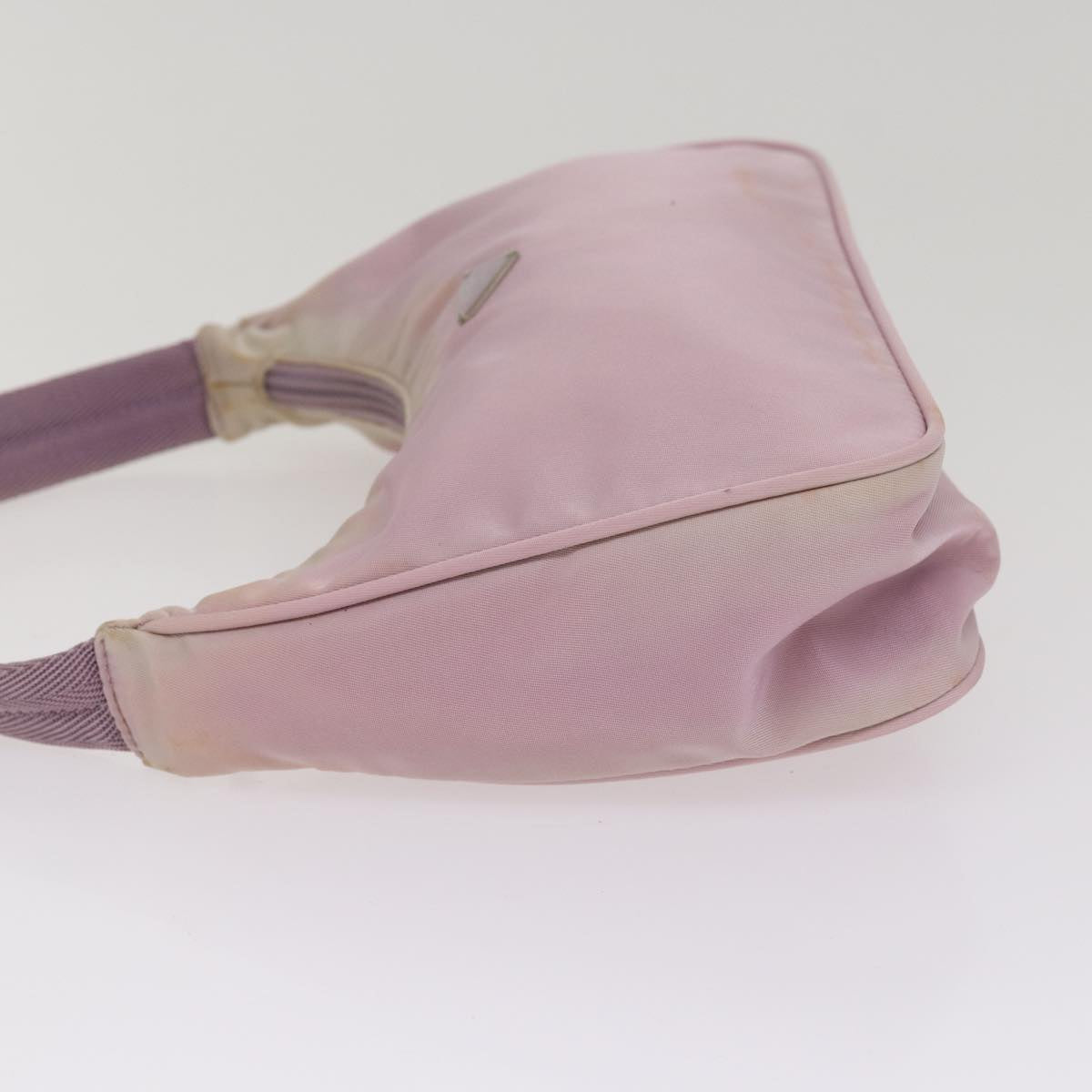Luxury Prada Mini Hand Bag Nylon Pink Silver bs17283