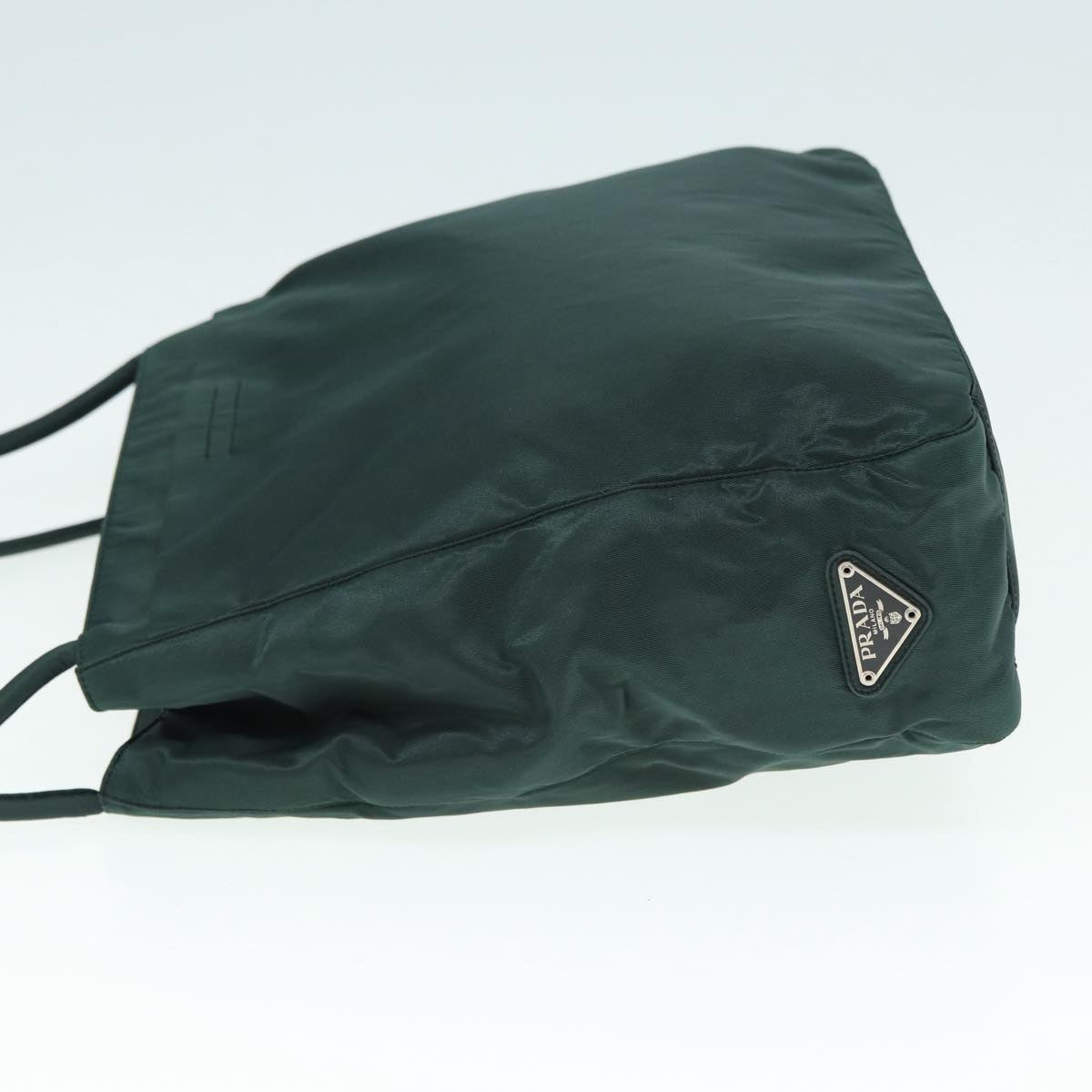 Luxury Prada Hand Bag Nylon Green Silver bs17499