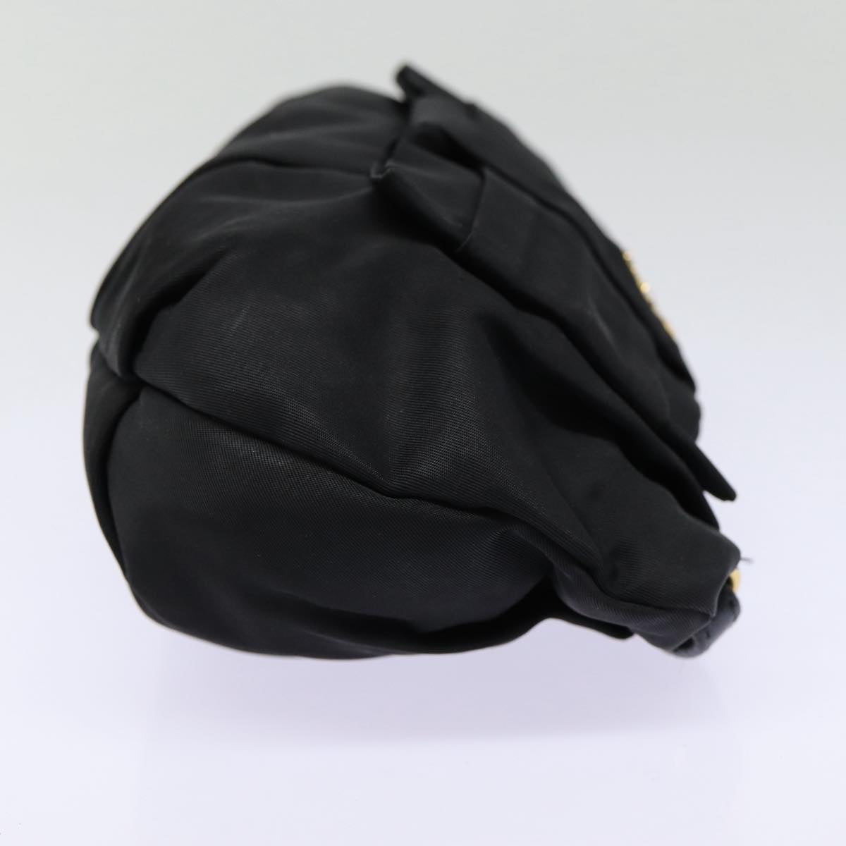 Luxury Prada Pouch Nylon Black Gold bs17502