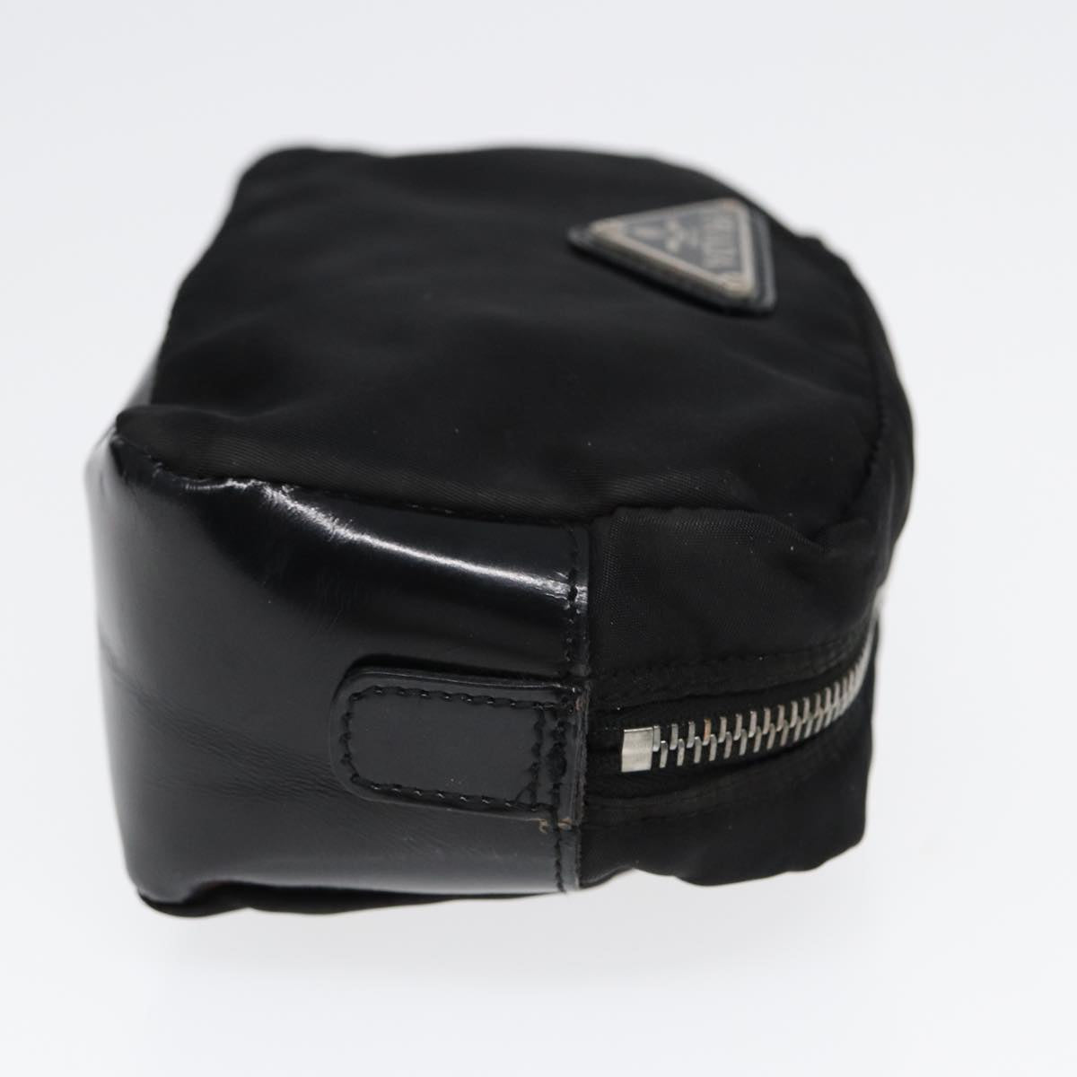Luxury Prada Pouch Nylon Black Silver bs17569