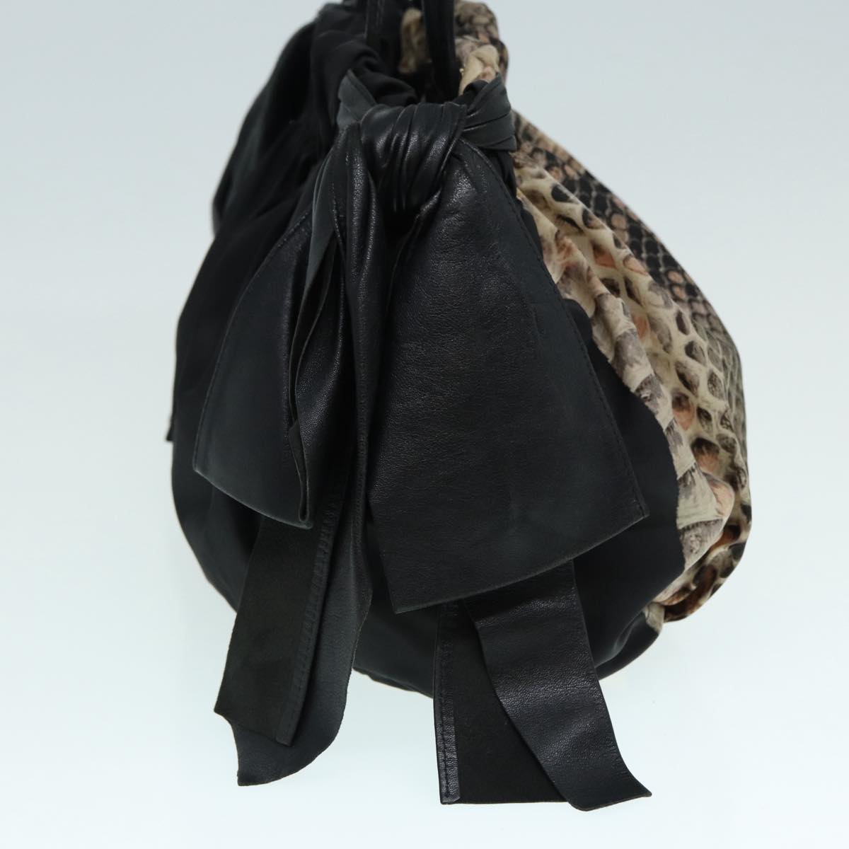Luxury Prada Hand Bag Nylon Black Gold bs17580