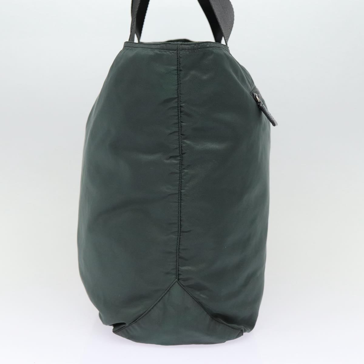 Luxury Prada Tote Bag Nylon Green Silver bs17581