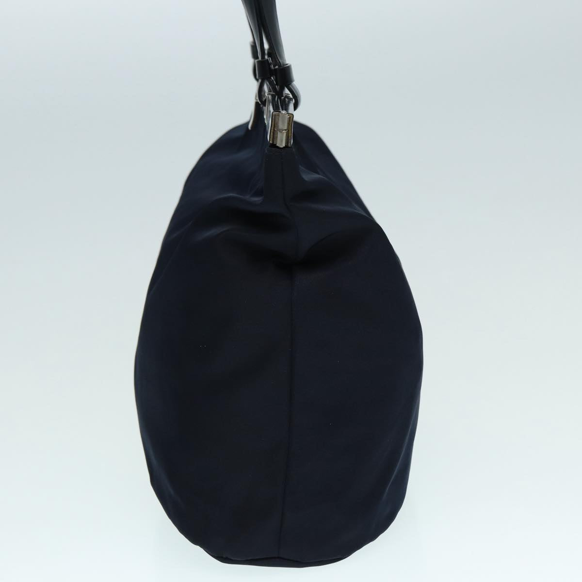 Luxury Prada Hand Bag Nylon Navy Silver bs17602