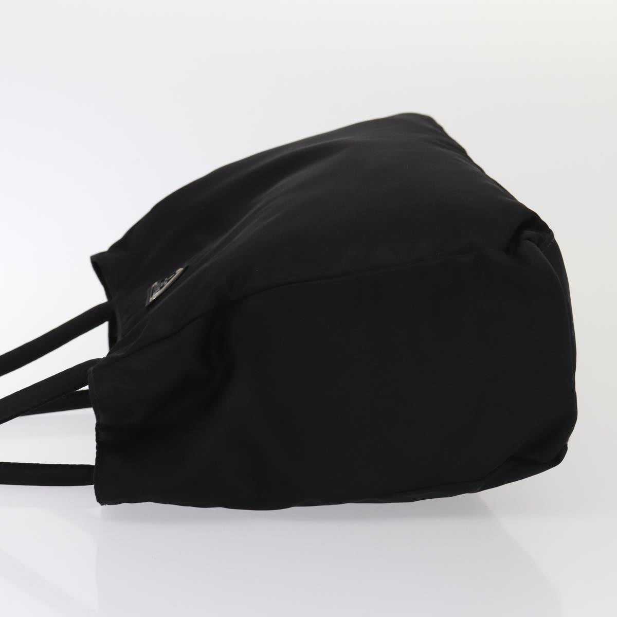 Luxury Prada Hand Bag Nylon Black Silver bs17603