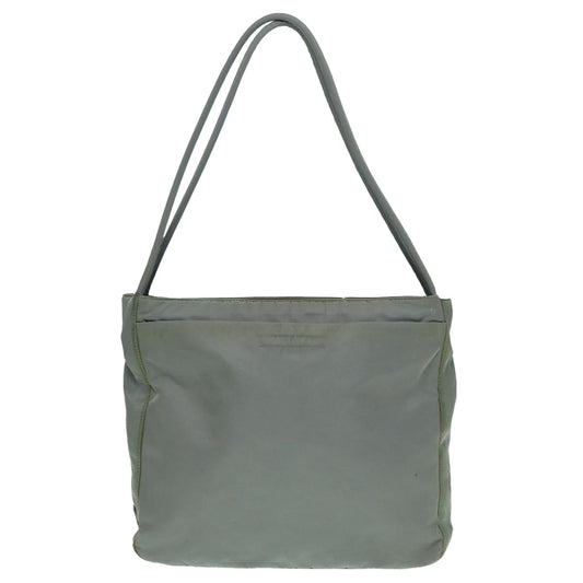 Luxury Prada Tote Bag Nylon Gray Silver bs17648