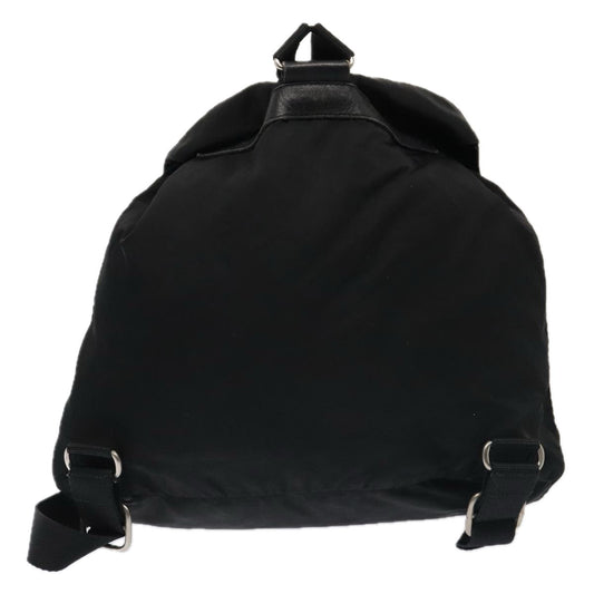 Luxury Prada Backpack Nylon Black Silver bs17650