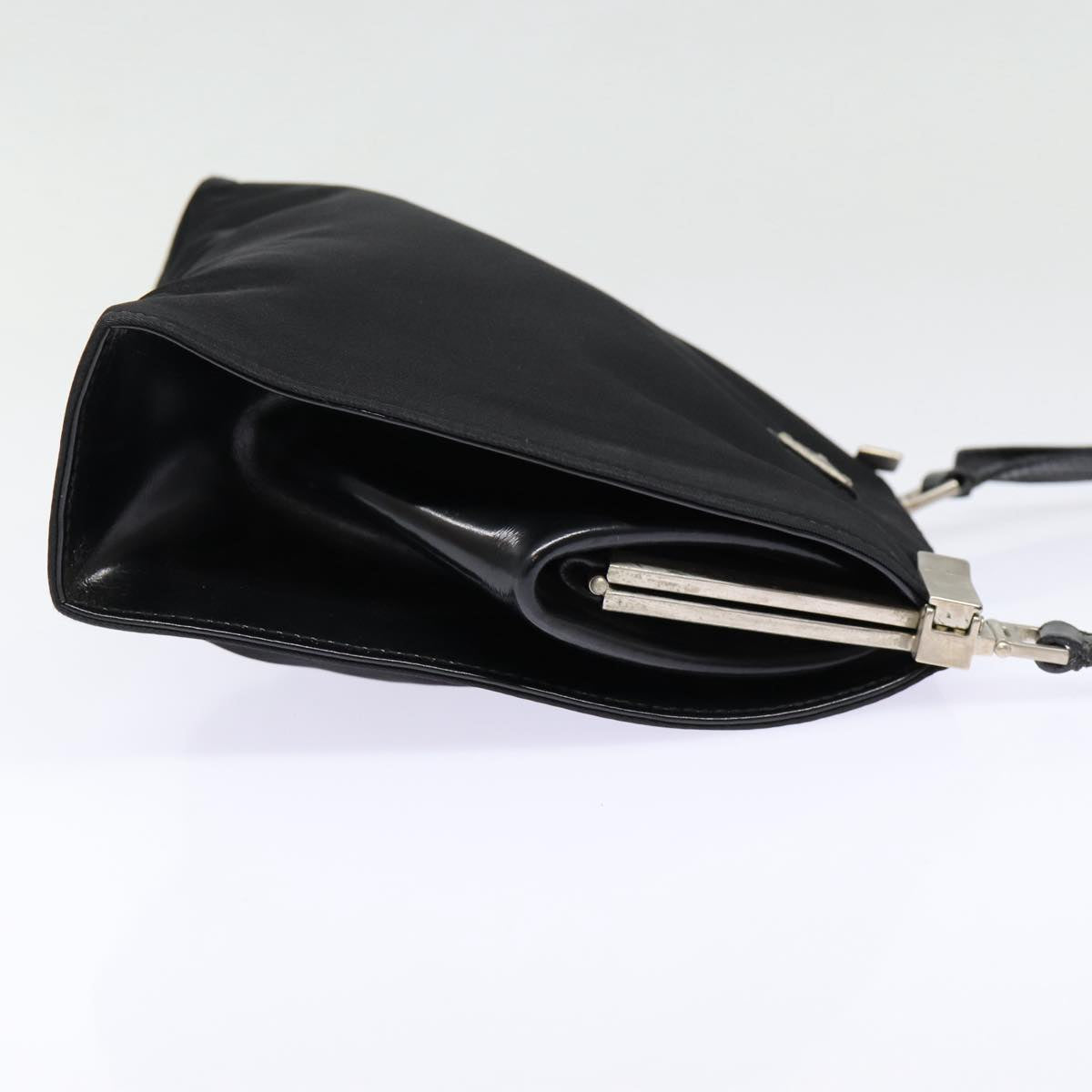 Luxury Prada Shoulder Bag Nylon Black Silver bs17672