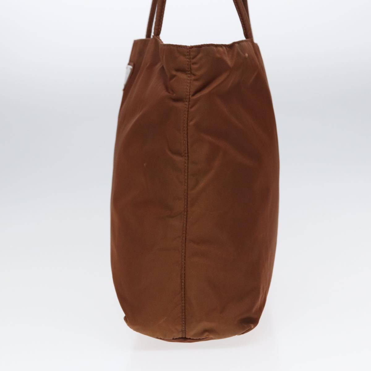 Luxury Prada Tote Bag Nylon Silver Brown bs17673
