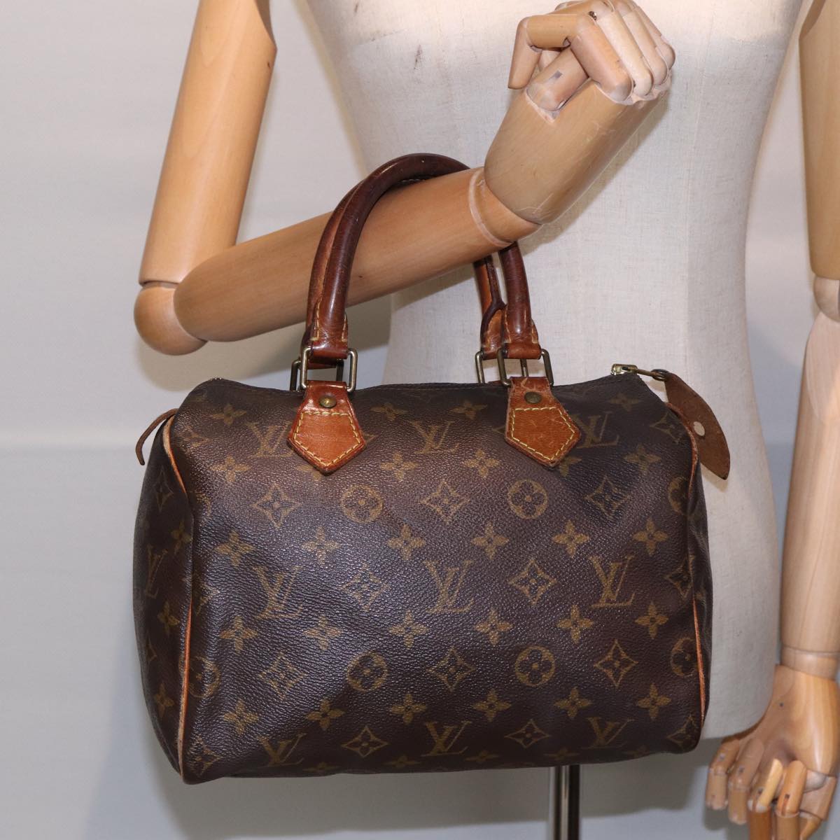 LOUIS VUITTON Monogram Speedy 25 Hand Bag M41528 LV bs17743
